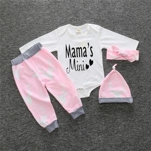 4pc girls infant outfit
